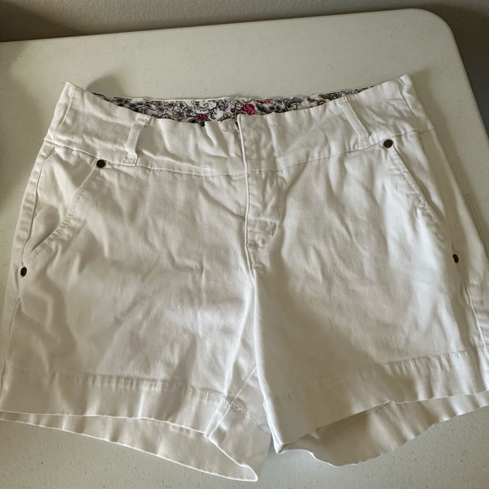 One 5 One white shorts